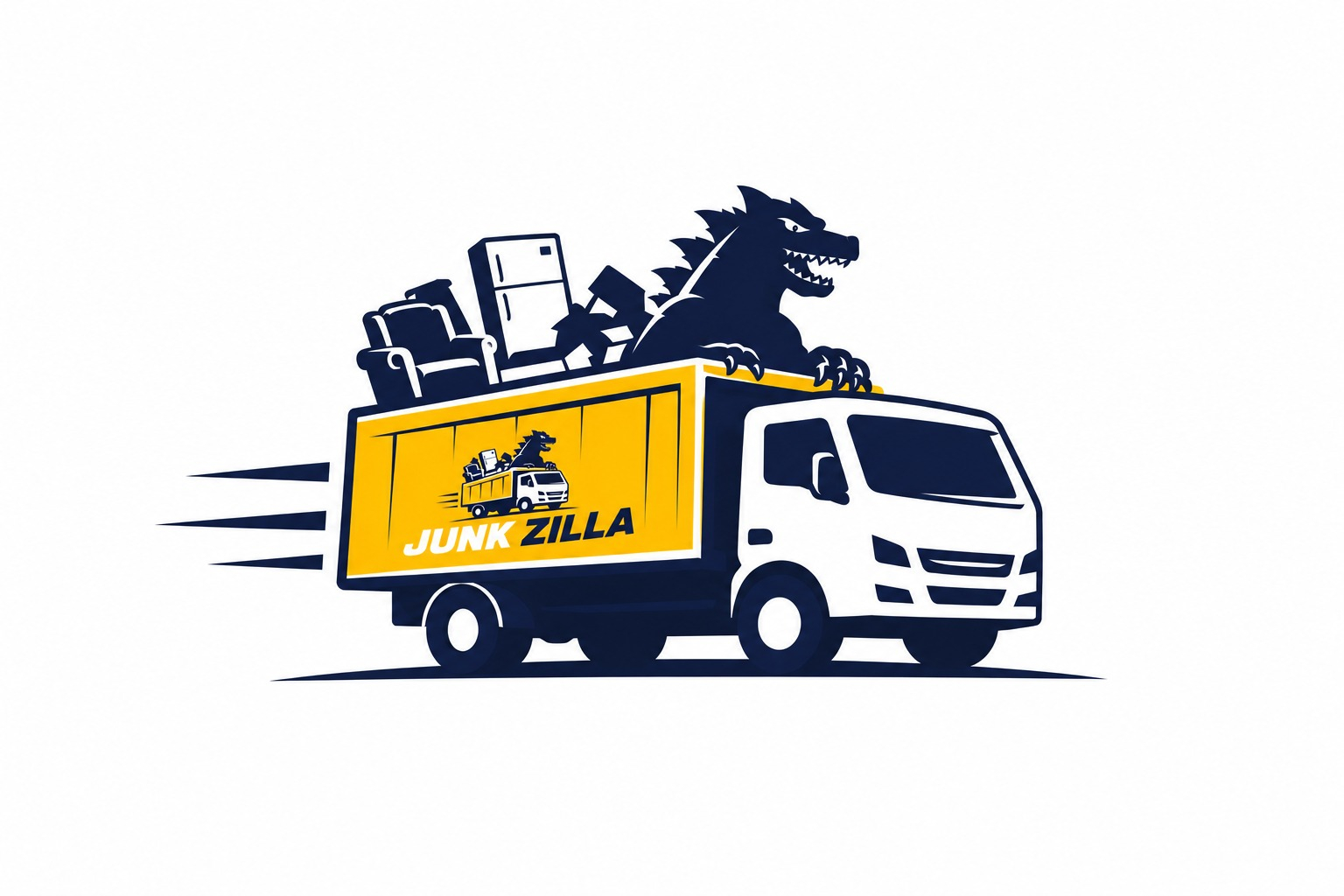 JunkZilla company logo - Professional Junk Removal Services